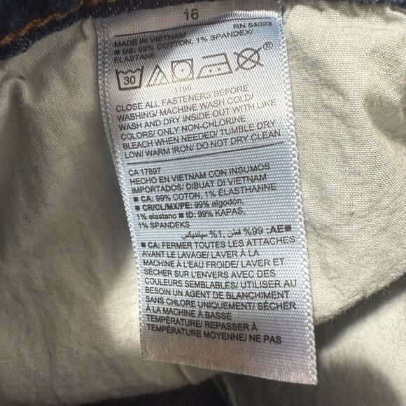 Old Navy Denim Shorts Women’s Plus Size 16 Roll Cuff Medium Was Distressed - Picture 4 of 6